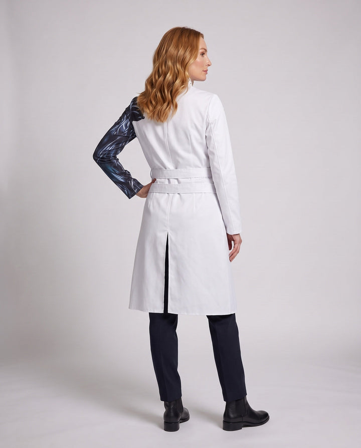 Women’s costume jacket with unique design and matching accessories