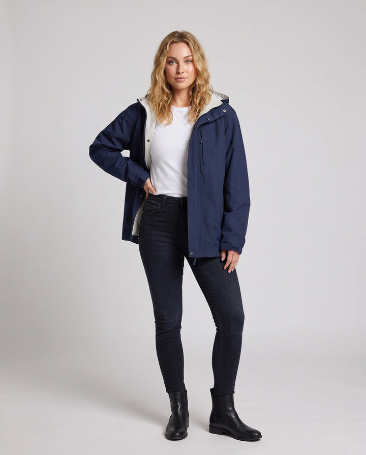 Women Breathable Rain Jacket