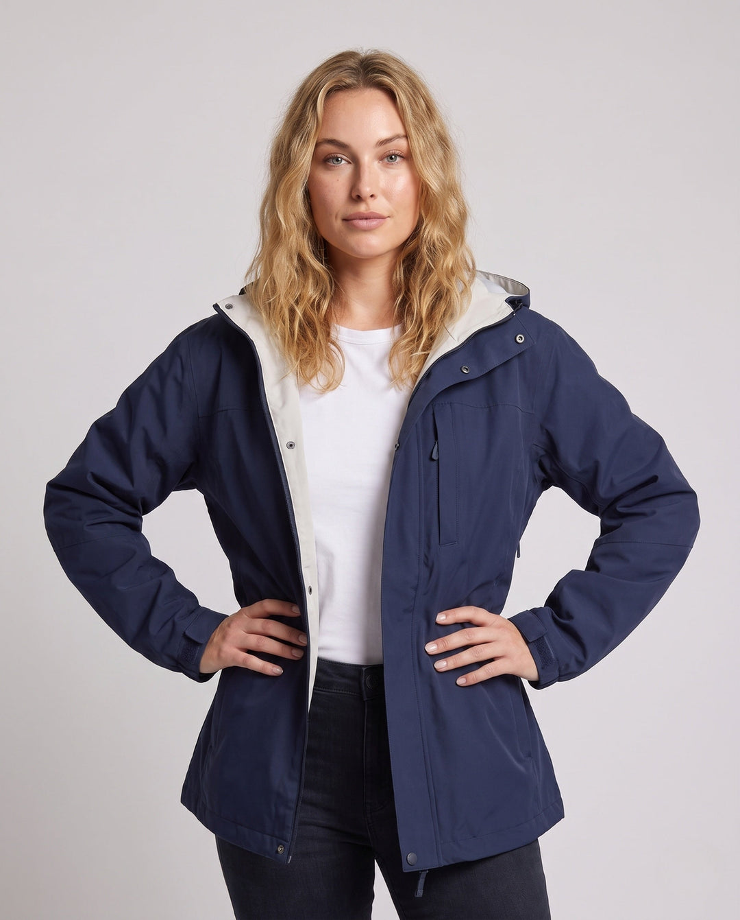 Women Breathable Rain Jacket