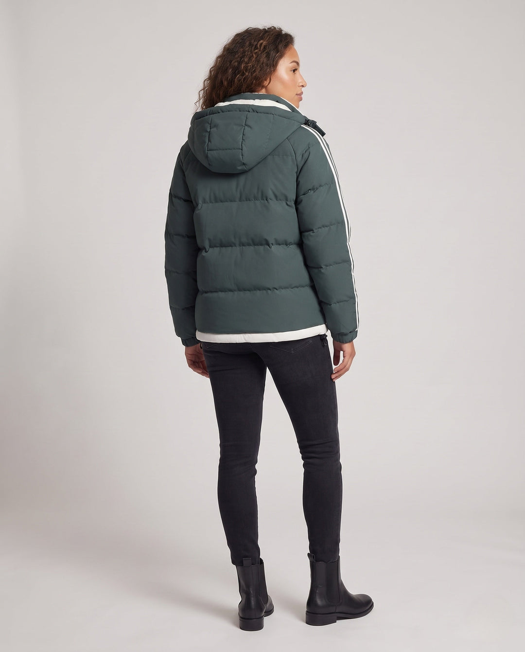 Women’s Modern Quilted Jacket with Hood