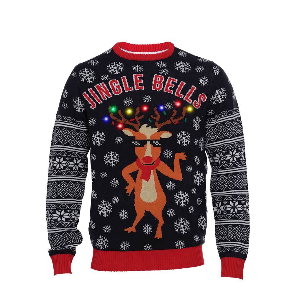 | Jingle Bells Christmas Sweater Men