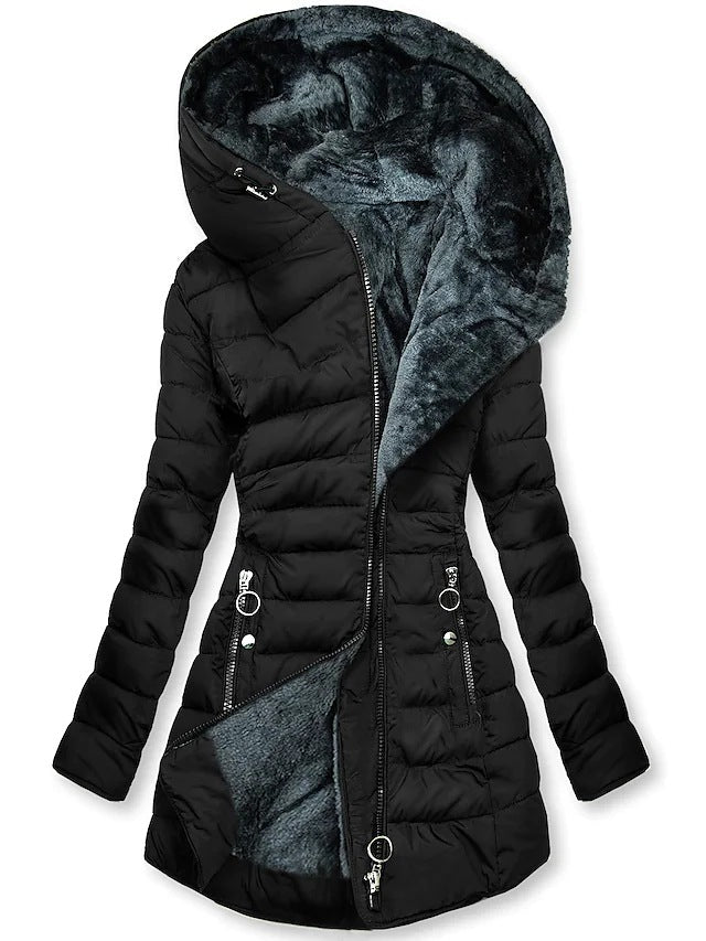 Luxurious comfortable jacket winter for women
