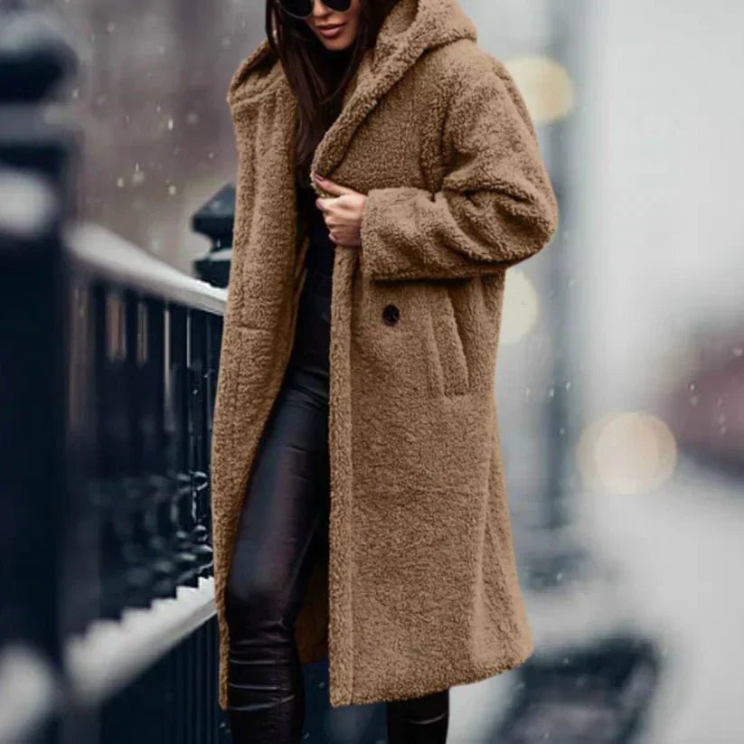comfortable jacket with hood