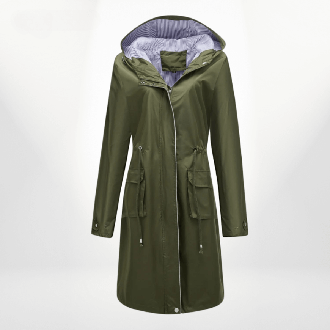 water-repellent Trench coat with adjustable Fit