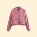 Women’s Blush Casual Bomber Jacket