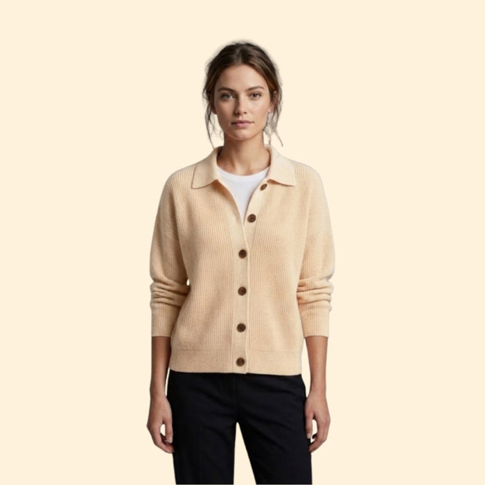 Women’s Collared Knit Cardigan