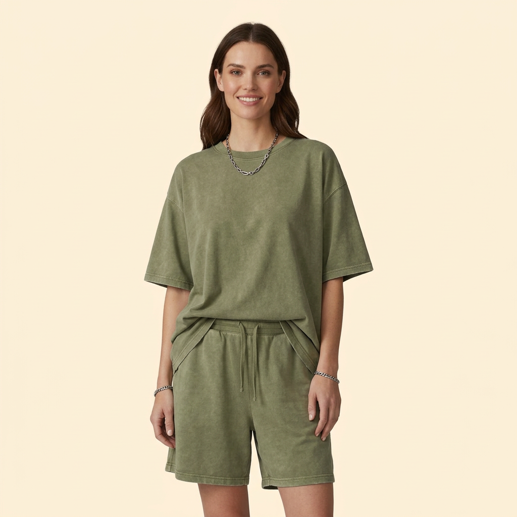 Women's Effortless Washed Relaxed Set