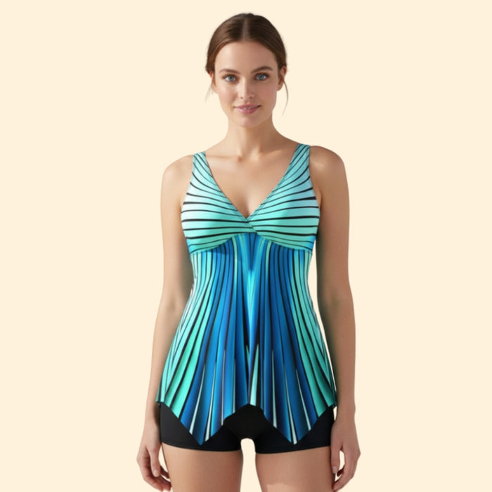 Women's Elegant Tankini Outfit