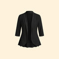 Women's Eyelet Drape Coat