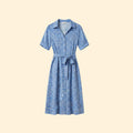 Women's Floral Button-Up Dress
