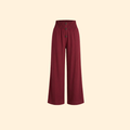 Women's High-Waisted Button Pants