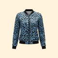 Women’s Leopard Print Bomber Jacket
