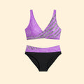 Women's Metallic Detail Bikini Set