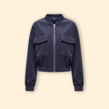 Women’s Patch Pocket Bomber Jacket