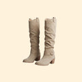 Women's Perforated Knee-High Boots