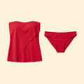 Women's Strapless Tankini Set