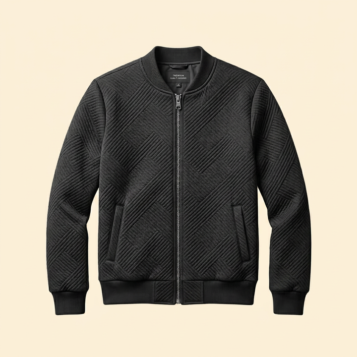 Women’s Textured Sherpa Zip-Up Bomber Jacket