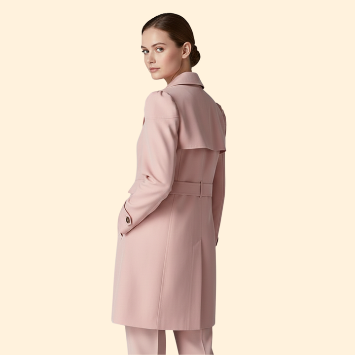 Women’s Long Trench Coat Tailored Form