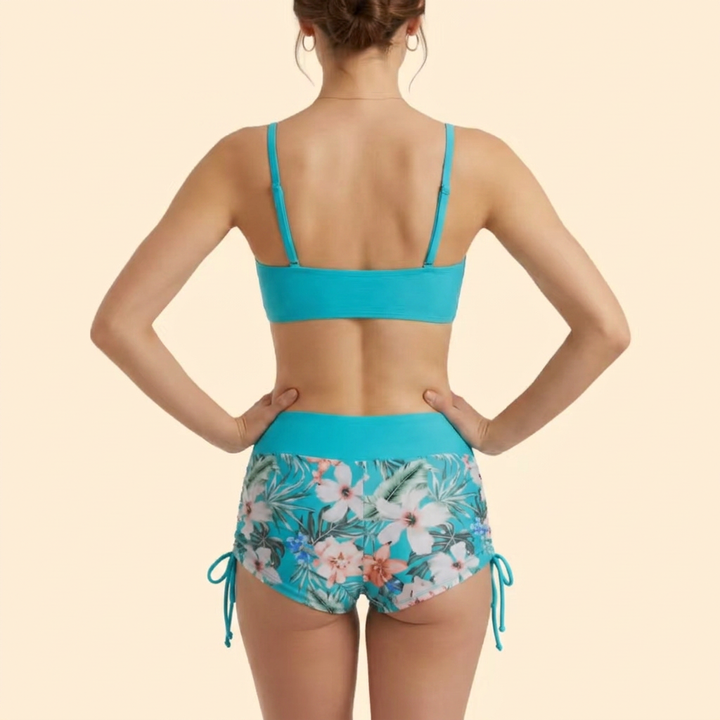 Women's Ruched Top Bikini Set