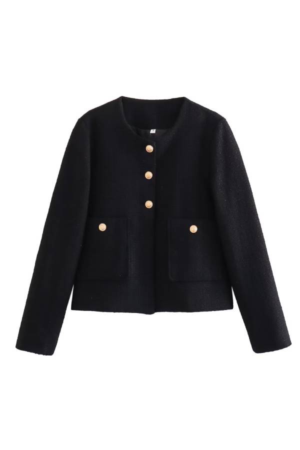 Neck Slim Fit Colorblock Women&