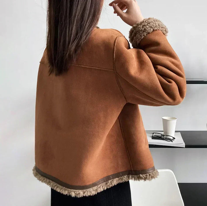 soft jacket with Lambswool