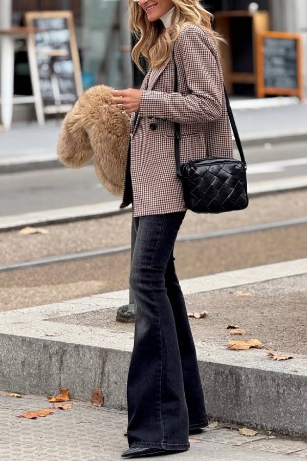 Must-Have in check Jacket for Fashionistas