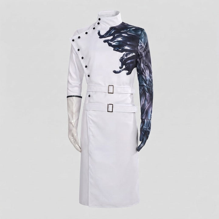 Women’s costume jacket with unique design and matching accessories