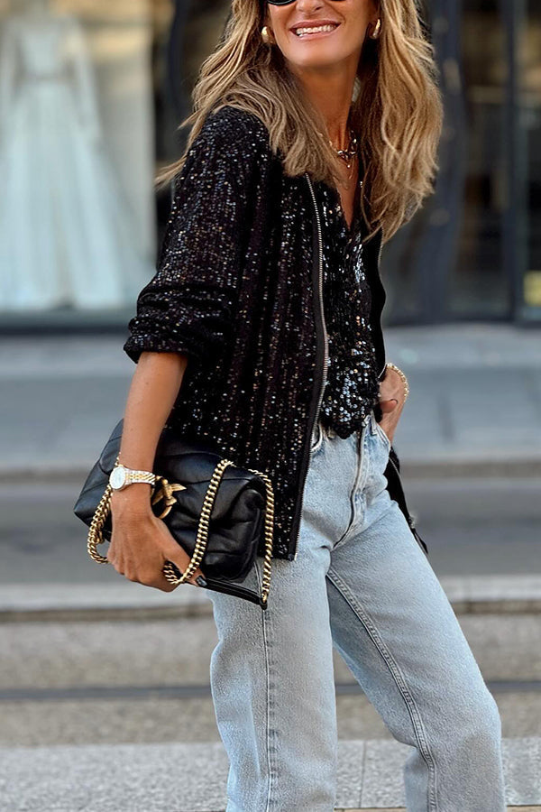 moda classic Sequw jacket