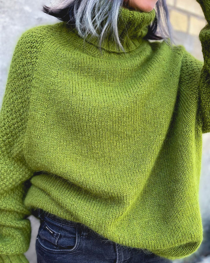 Women's Oversized Turtleneck Jumper Long Sleeve