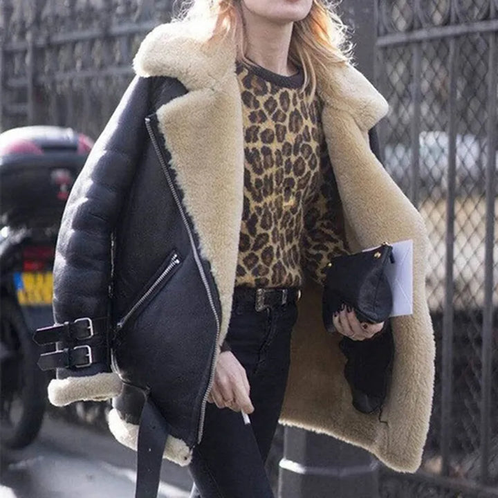 Leather Buckle jacket