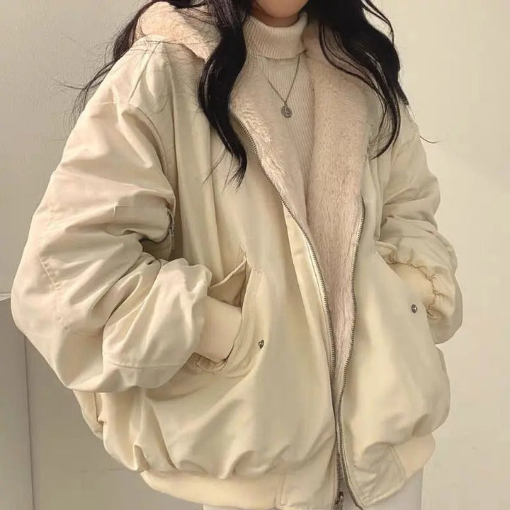 Comdlatable double-warstwa jacket winter in Korean style