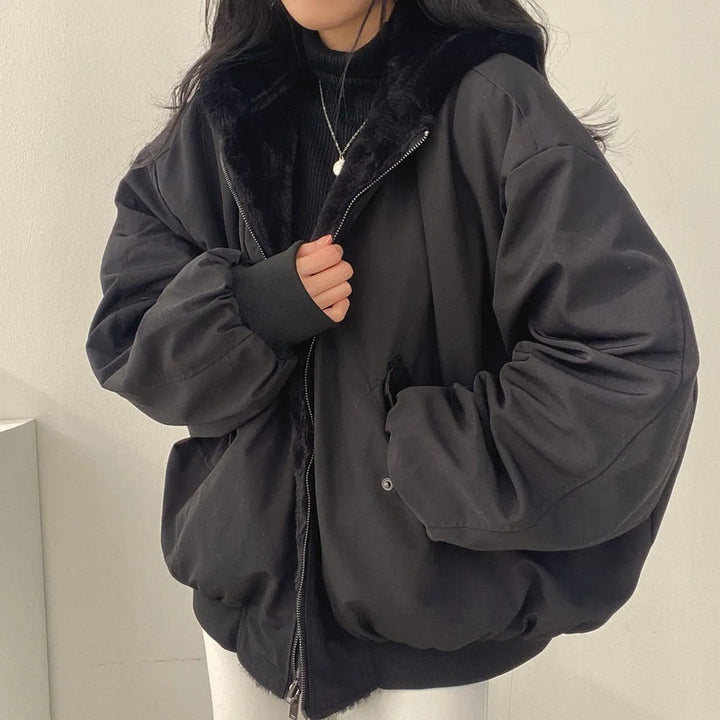 Comdlatable double-warstwa jacket winter in Korean style