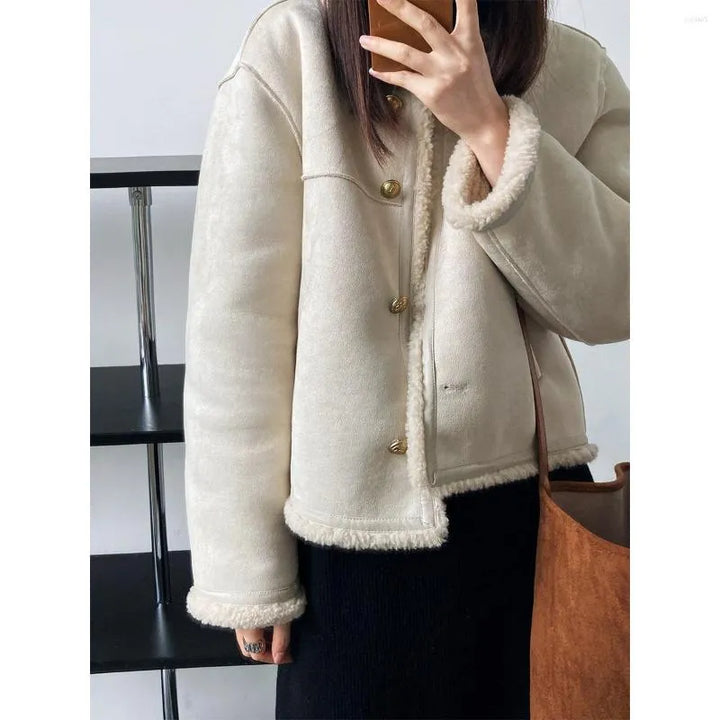 soft jacket with Lambswool